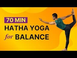 70 Min Hatha Yoga | Yoga for Balance | @YogawithNaveen