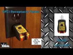 How To Use the 61-502 Receptacle Tester