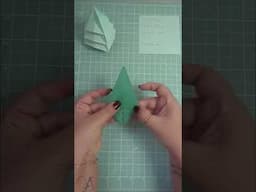 Árvore Natalina Origami Dobradura #natal #diy #dobradura #origami #christmas #artesanatodenatal