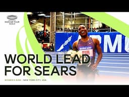 Jacious Sears powers to fastest 60m of the year in New York 🔥 | World Indoor Tour 2025