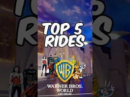 Top 5 Rides at Warner Bros World Abu Dhabi