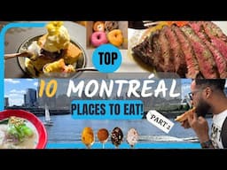 10 MUST EAT Montreal restaurants -PART 2. VISITING 10 RESTAURANTS RECOMMENDED BY YOU. Food Tour 🇨🇦