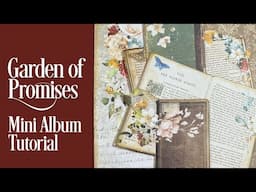 Stamperia Garden of Promises Mini Album Tutorial - part 4