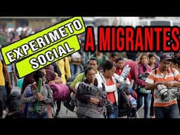 Experimento social a carabana de migrantes // Mensajeros urbanos