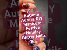 💅🎉 Festive DIY Holiday Nails 🎄 Glitter & Gel Magic!