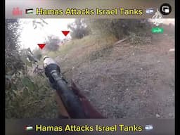 🇵🇸 Hamas Attacks Israel Tanks 🇮🇱 Video Footage 📷