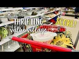 Thrifting Value Village Canada | Vintage Home Decor 🇨🇦