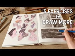 5 DRAWING EXERCISES to spark your creativity and find new ideas!