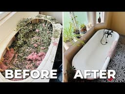 RODENTS TOOK OVER MY BATHROOM!!! // INSANE BATHROOM REMODEL!!!