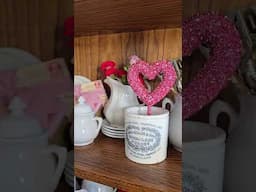 Some views from my Valentines Day hutch decor! Possibly a *Valloween* version next?? #grandmachic