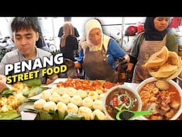 14 Hour MALAYSIAN Street Food Tour in PENANG! Nasi Lemak, Laksa, Curry Mee, Prawn Mee!