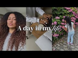 DAILY MOM VLOG | office days, finally doing my hair, much needed girls time..