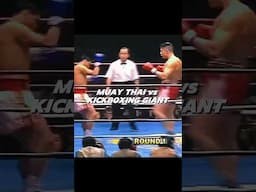 Muay Thai vs Kickboxing Giant