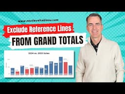 How to Exclude Reference Lines from Grand Totals