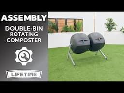 Lifetime Double-Bin Rotating Composter | Lifetime Assembly Video