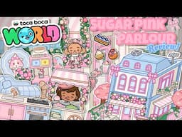 Sugar Pink Parlour Pack Review! | Toca Boca world (OUT NOW!) Home Designer