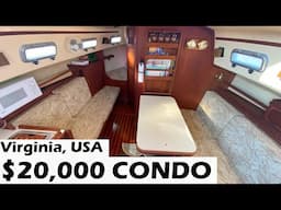 $20,000 Condo in Virginia: Living on a Sailboat CHEAP Lady K Sailing