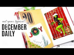 Let's Create December Daily Numbers With Stamps and Packing Paper