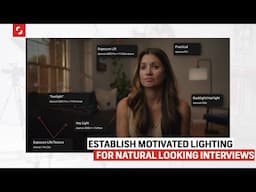 How To Establish Motivated Lighting for Natural Looking Interviews | Shutterstock Tutorials