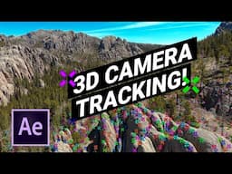 Attach text and graphics with 3D CAMERA TRACKING Tutorial - After Effects