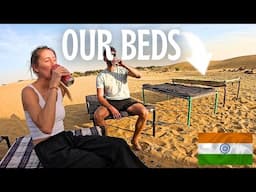 Sleeping in the Indian DESERT (Thar Desert Camel Safari)🇮🇳 Rajasthan, India Travel Vlog