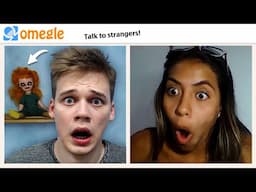 Creepy doll head turns ON OMEGLE | Scary prank