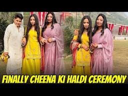 Finally Cheena Ki Haldi Ceremony | @YashalsVlogs