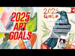 ★ my 2025 art goals ★