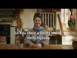 So You Have A Stuffy Nose? Hello Hyssop!