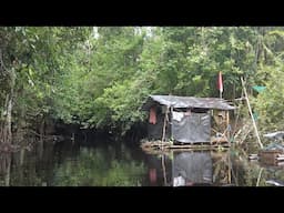 MALAM KE - 4 DI HUTAN RAWA, DAN PANEN PERANGKAP IKAN PUN TERJADI SAAT AIR RAWA SEMAKIN SURUT.. !!