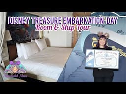 Disney Treasure Embarkation Day and TOUR