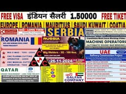 Free Requirement For Poland Romania Israel Qatar CCC Company Driver Opretor Job Gulf Europe Job 2024