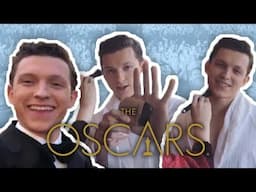 Tom Holland Adorably Getting Ready For The 2018 Oscars