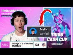 I Picked my Trio in Fortnite's Discord and ALMOST got earnings! (first cash cup!)