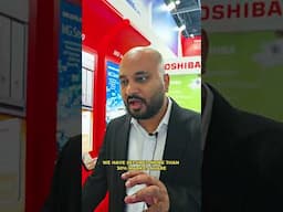 Aatif Ansari of Toshiba Gulf FZE unveils cutting-edge storage solutions at Intersec 2025!