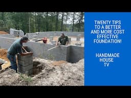 The House Foundation That Offers The Greatest Value... Handmade House TV #185