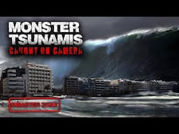 4 Huge Monster Tsunami Wave Disasters [Caught On Camera]