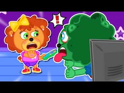 Lion Family | Let's Escaping from Clumsy Zombies Kids Learn Good Habits | Cartoon for Kids