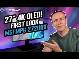 27” 4K 240Hz OLED gaming monitors are finally here! - MSI MPG 272URX hands on