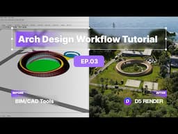 Architecture Design Workflow Tutorial EP.03 | Landscape | D5 Render