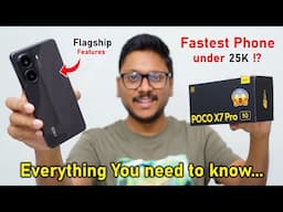 Fastest Phone under 25K ..!? 😱 Poco X7 Pro 5G (12+256GB) Unboxing & Quick Review