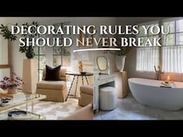 10 Interior Design Rules You Should Never Break | Decorating 101