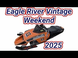 Eagle River Vintage Weekend 2025, The Pit Crew Experience. Vintage Snowmobile Sno Pro Racing.