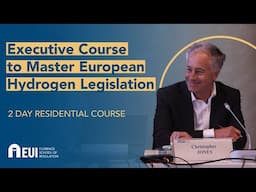 Executive Course to Master European Hydrogen Legislation