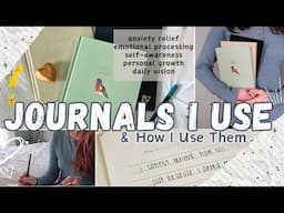 JOURNALING FOR ANXIETY RELIEF, SELF-AWARENESS, PERSONAL GROWTH & MORE | MY JOURNAL COLLECTION