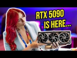 RTX 5090 is Insane... Asus Booth Tour CES 2025!