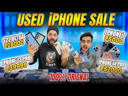 Biggest iPhone Sale Ever 🔥| Cheapest iPhone Market  | Second Hand Mobile | iPhone15 Pro iPhone 16