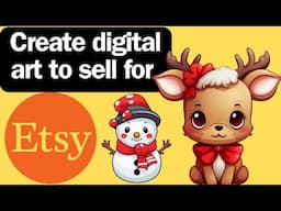 How to make digital art to sell on etsy