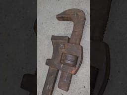 Old pipe wrench