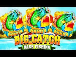 SUPER BIG WIN! Big Catch Bass Fishing Slot! First Attempt at Club Fortune casino!